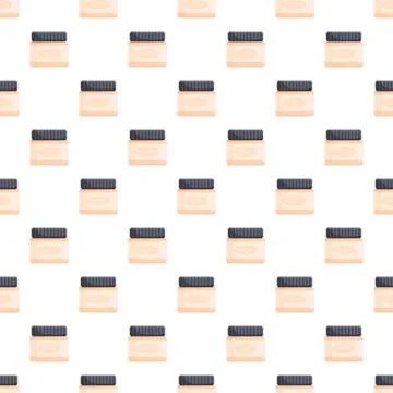 Cosmetic cream jars pattern for beauty background 스톡 일러스트