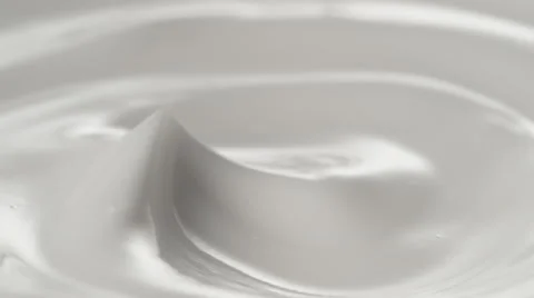 Cosmetic cream turning. Slow Motion. Stock Footage