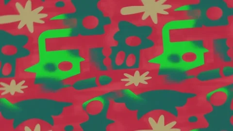 Cosmetic essentials in bold pop art scene – Rotation motion Stock Footage 308177701