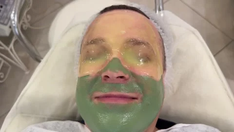 Cosmetic face mask Stock Footage 252689195