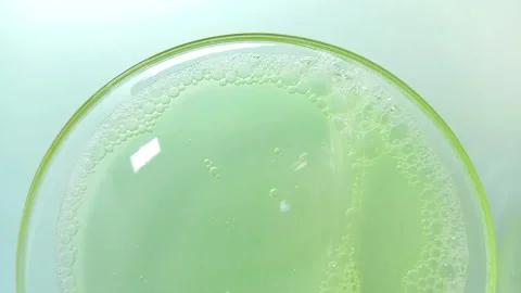 Cosmetic fluid in cup Stock Footage 317609213