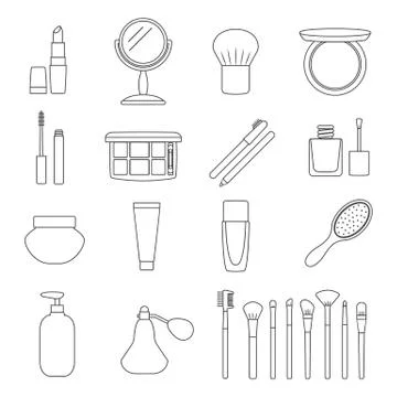 Cosmetic icon Stock Illustration