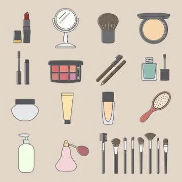 Cosmetic icon Stock Illustration