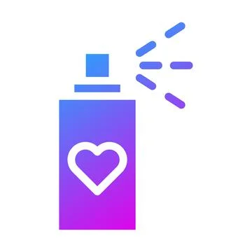 Cosmetic icon solid gradient style valentine illustration vector element an.. Illustrazione stock