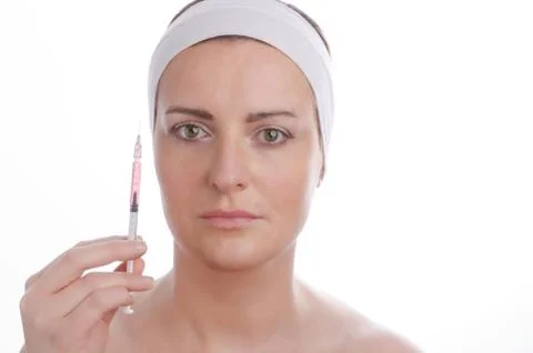 Cosmetic injection Foto stock