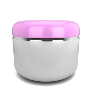 Cosmetic jar Stock Illustration