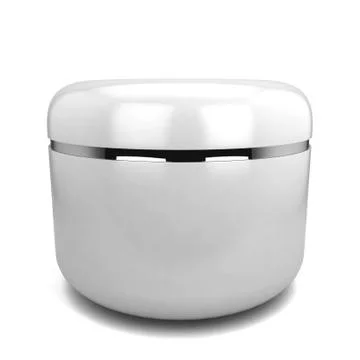 Cosmetic jar Stock Illustration