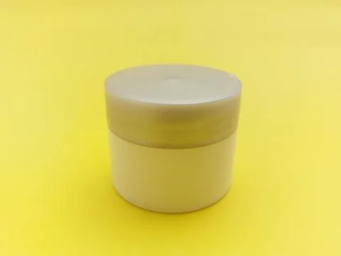 Cosmetic jar Stock Photos