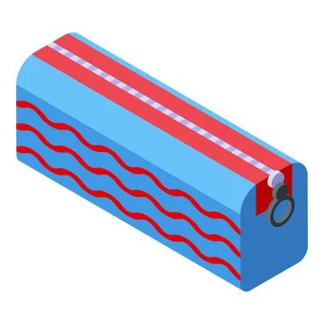 Cosmetic kit icon isometric vector. Beauty box イラスト素材