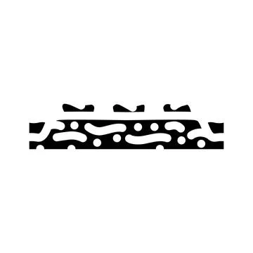 Cosmetic liquid foundation layer protecting skin icon Stock Illustration