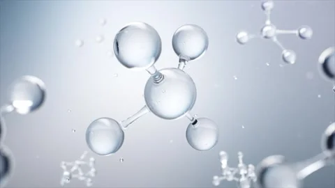 Cosmetic molecules nourish and activate cells Stockbeeldmateriaal 345014251