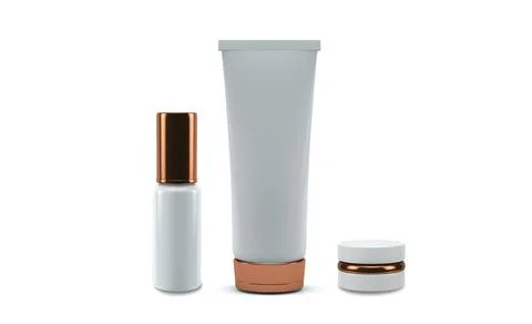 Cosmetic package collection. Stock Illustration