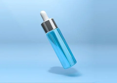 Cosmetic package.3d rendering background for beauty advertisements. Mock up of Illustrazione stock