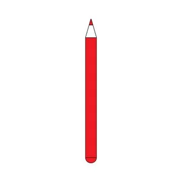 Cosmetic pencil Stock Illustration