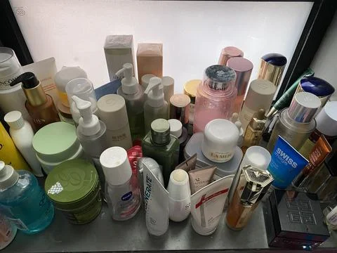 Cosmetic Pollution Stock Photos