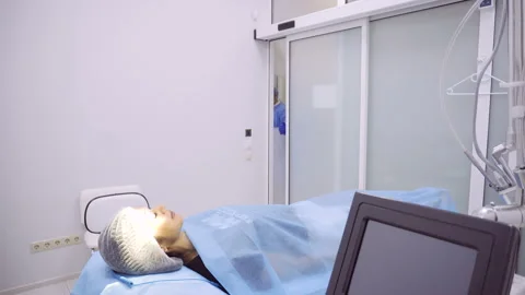 Cosmetic procedures in clinic Stock Footage 94973970