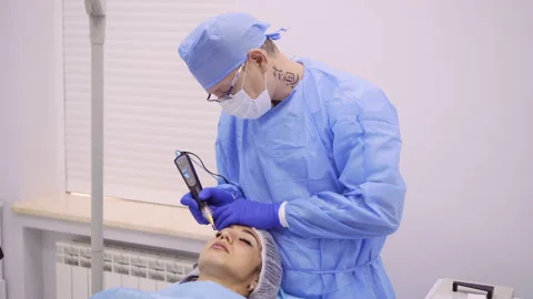 Cosmetic procedures in clinic Video stock 94974444