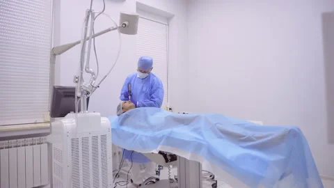 Cosmetic procedures in clinic Stock Footage 94974788