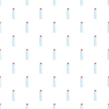 Cosmetic product bottles seamless pattern for beauty background Stock Illustration