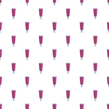 Cosmetic product tubes seamless pattern background 스톡 일러스트