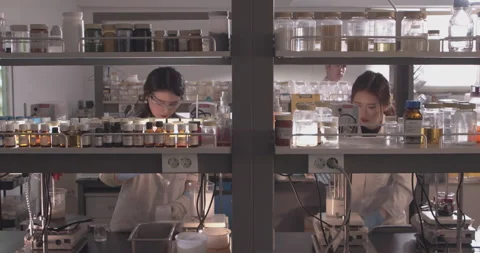 Cosmetic R&amp;D Technology Researcher Stock Footage 170052747