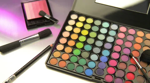 Cosmetic set 스톡 동영상 35740791