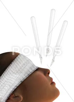Cosmetic surgery, conceptual artwork Stock Illustration