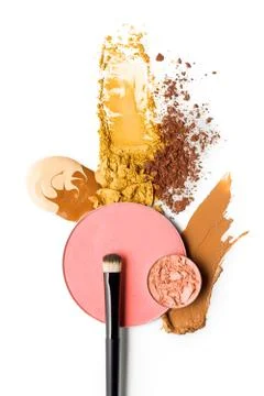 Cosmetic swatch. Stock Photos