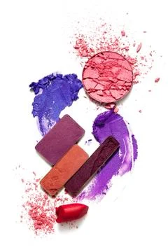 Cosmetic swatch. Stock Photos