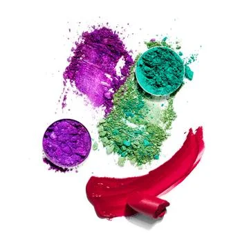 Cosmetic swatch. Stock Photos