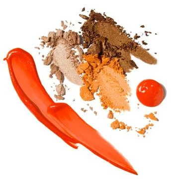 Cosmetic swatch. Stock Photos