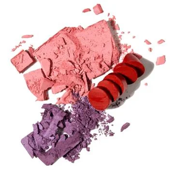 Cosmetic swatch. Stock Photos