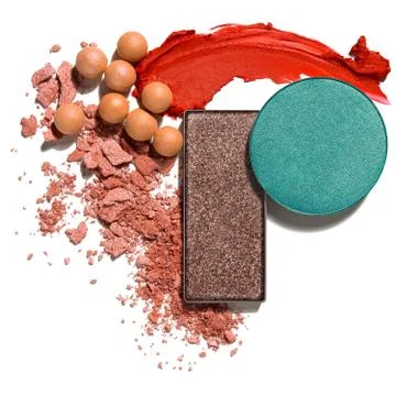 Cosmetic swatch. Stock Photos