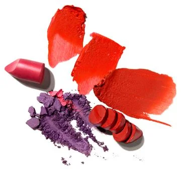 Cosmetic swatch. Stock Photos