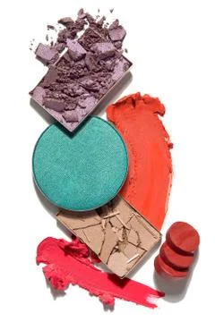 Cosmetic swatch. Stock Photos