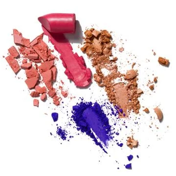 Cosmetic swatch. Stock Photos