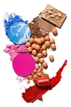 Cosmetic swatch. Stock Photos