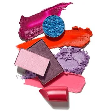 Cosmetic swatch. Stock Photos
