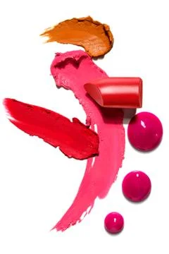 Cosmetic swatch. Stock Photos