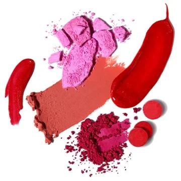Cosmetic swatch. Stock Photos