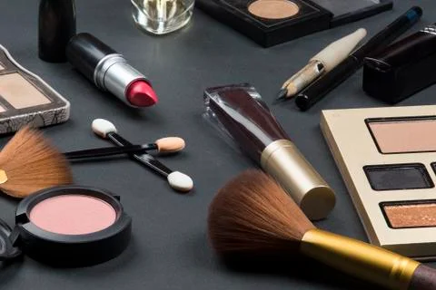 Cosmetics and makeup high resolution image. Stock Photos