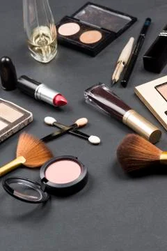 Cosmetics and makeup high resolution image. Foto stock