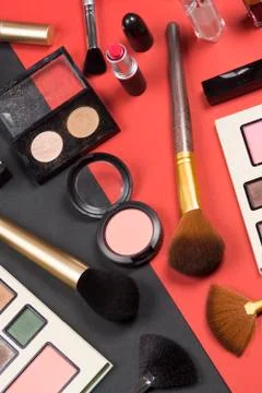 Cosmetics and makeup high resolution image. Stock Photos