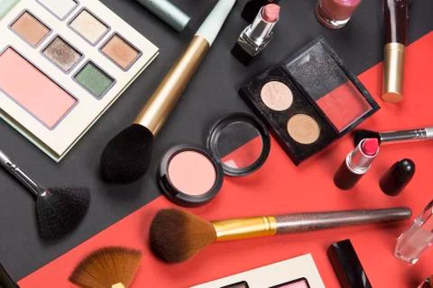 Cosmetics and makeup high resolution image. Stock Photos