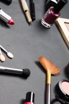 Cosmetics and makeup high resolution image. Stock Photos