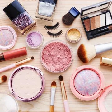 Cosmetics and makeup Stock Photos