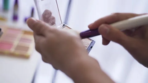 Cosmetics and sequins Stock Footage 146744833