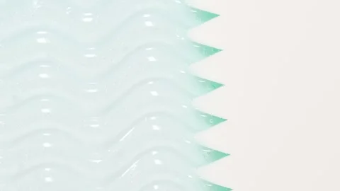 Cosmetics background, top view. Turquoise scrub gel. Stock Footage 310539935