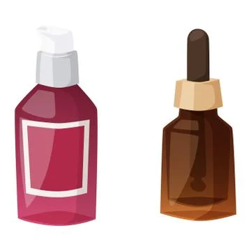 Cosmetics blank package box icon vector Ilustración de archivo