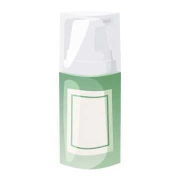 Cosmetics blank package box icon vector Ilustración de archivo